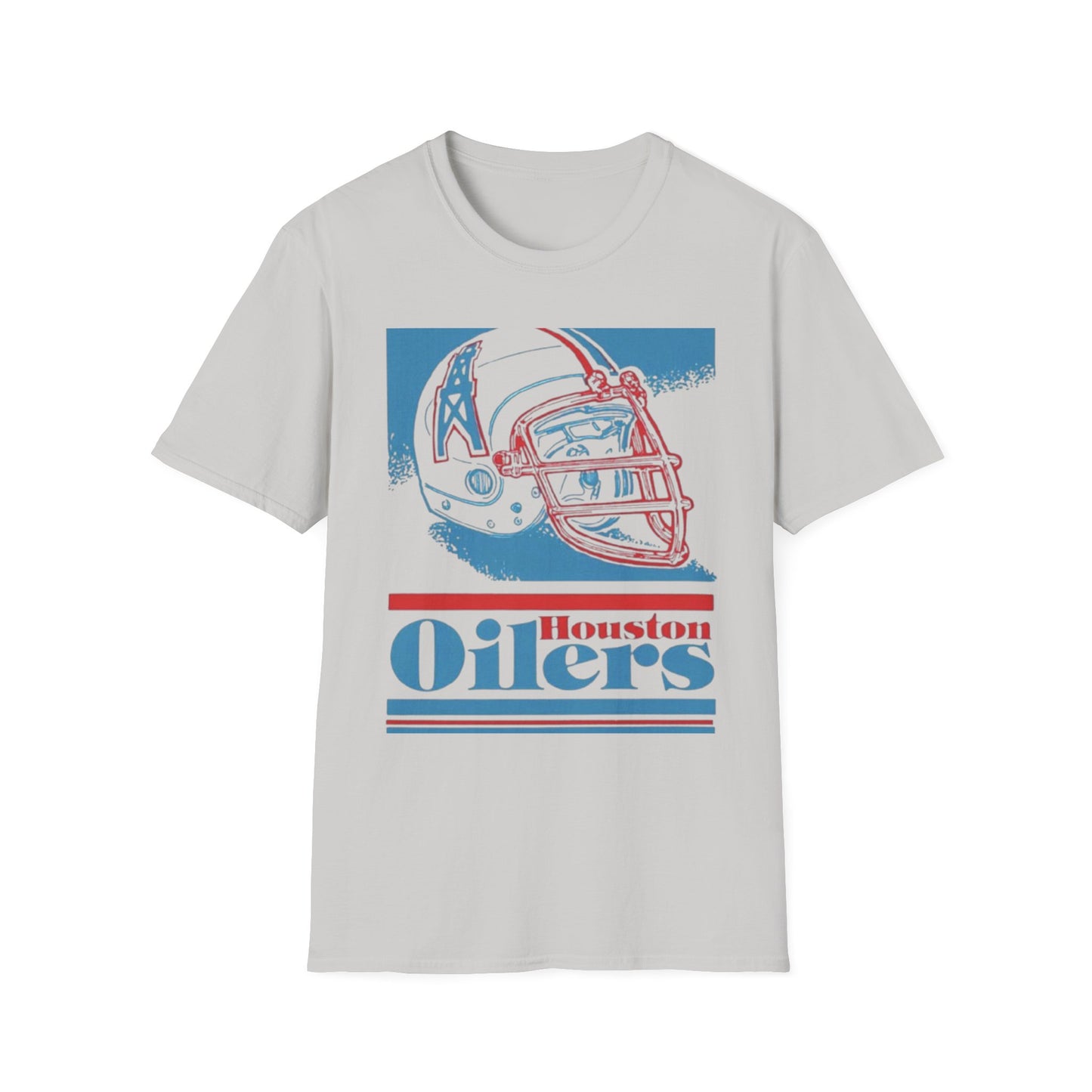 Classic Houston Oilers Unisex Tee, Vintage NFL Logo Softstyle, Tennessee Titans