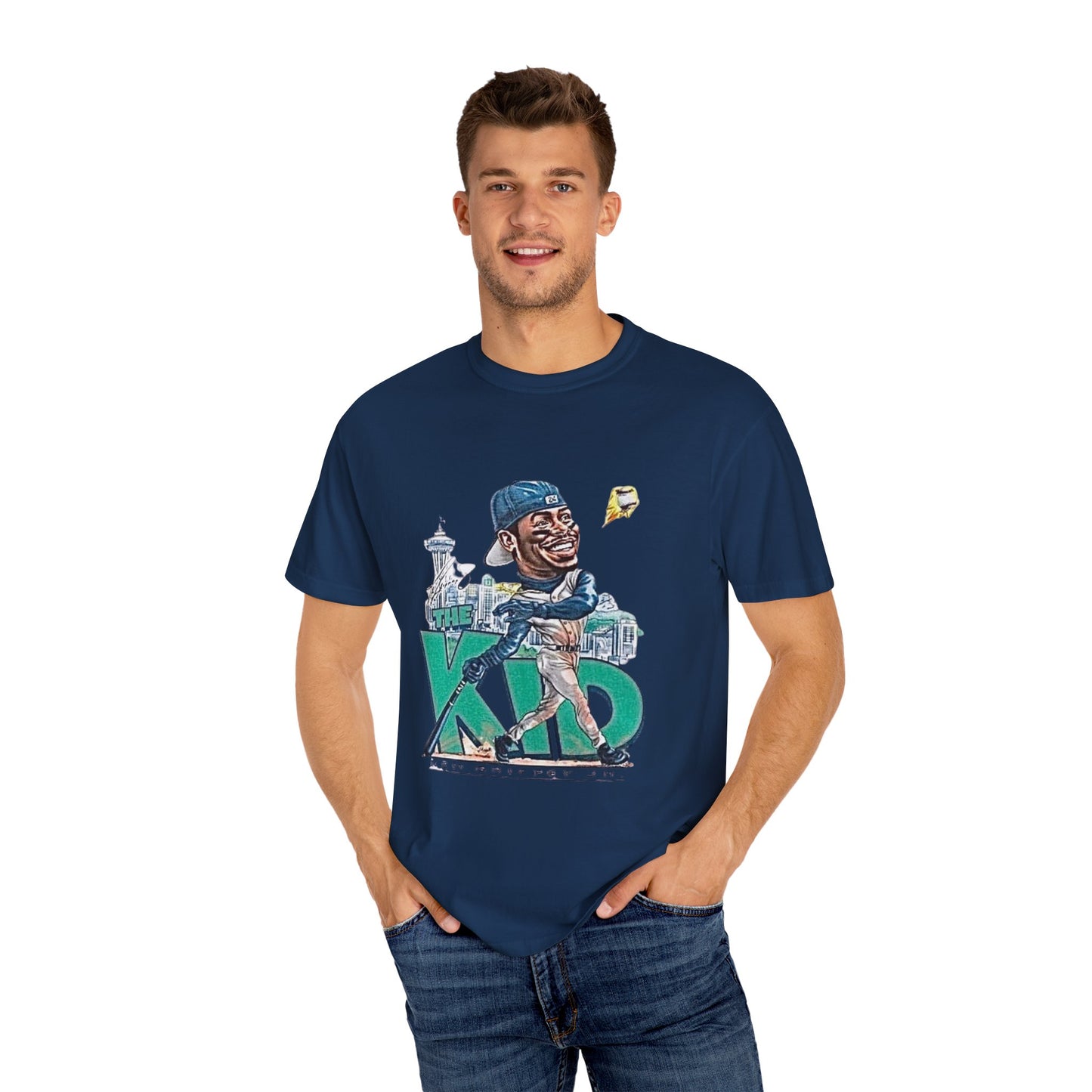 Ken Griffey Jr. Swing Home Run Seattle Mariners, MLB The Kid Tee, Baseball