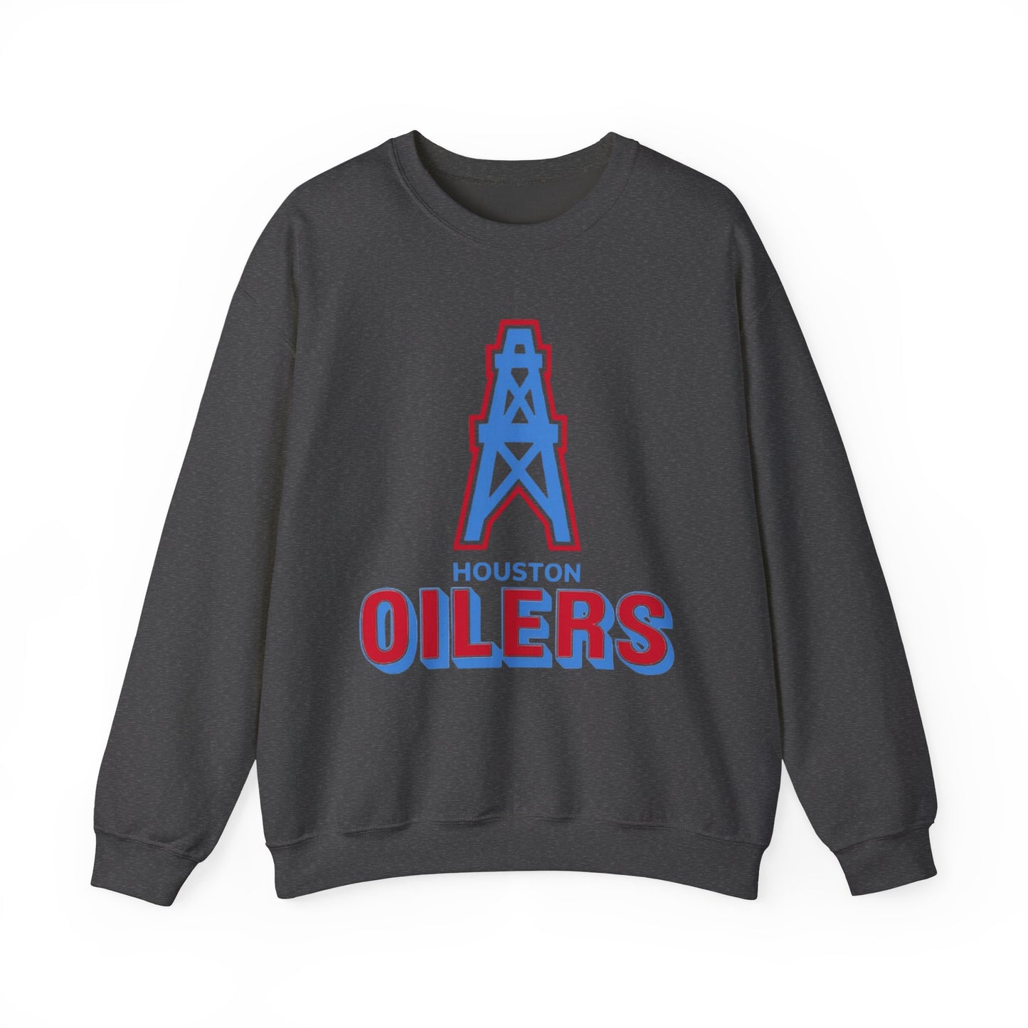 Houston Oilers Throwback Sweatshirt, Unisex NFL Football Crewneck, Vintage 1960