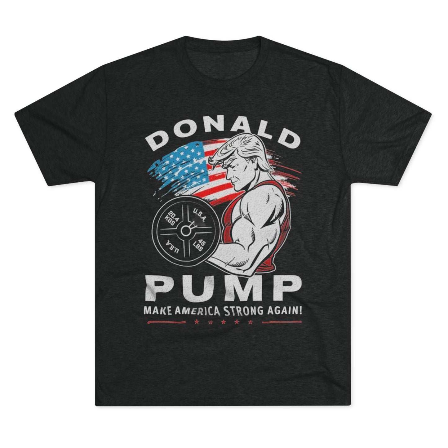 Donald “Pump” Trump 2024 President Lifting Weights Tee, Unisex Workout