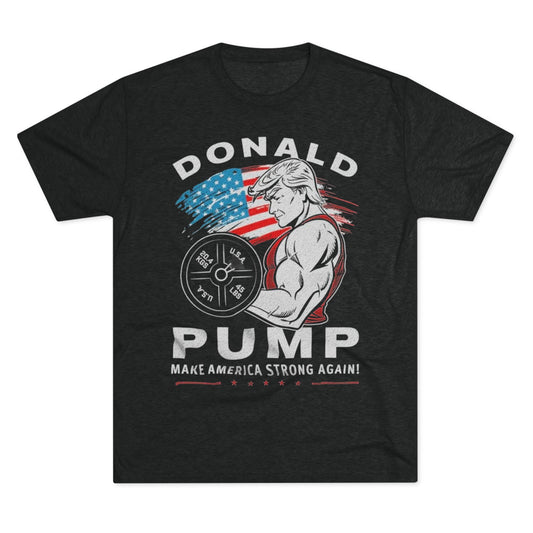Donald “Pump” Trump 2024 President Lifting Weights Tee, Unisex Workout