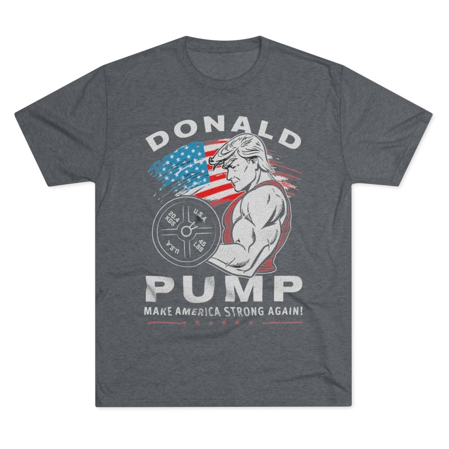 Donald “Pump” Trump 2024 President Lifting Weights Tee, Unisex Workout