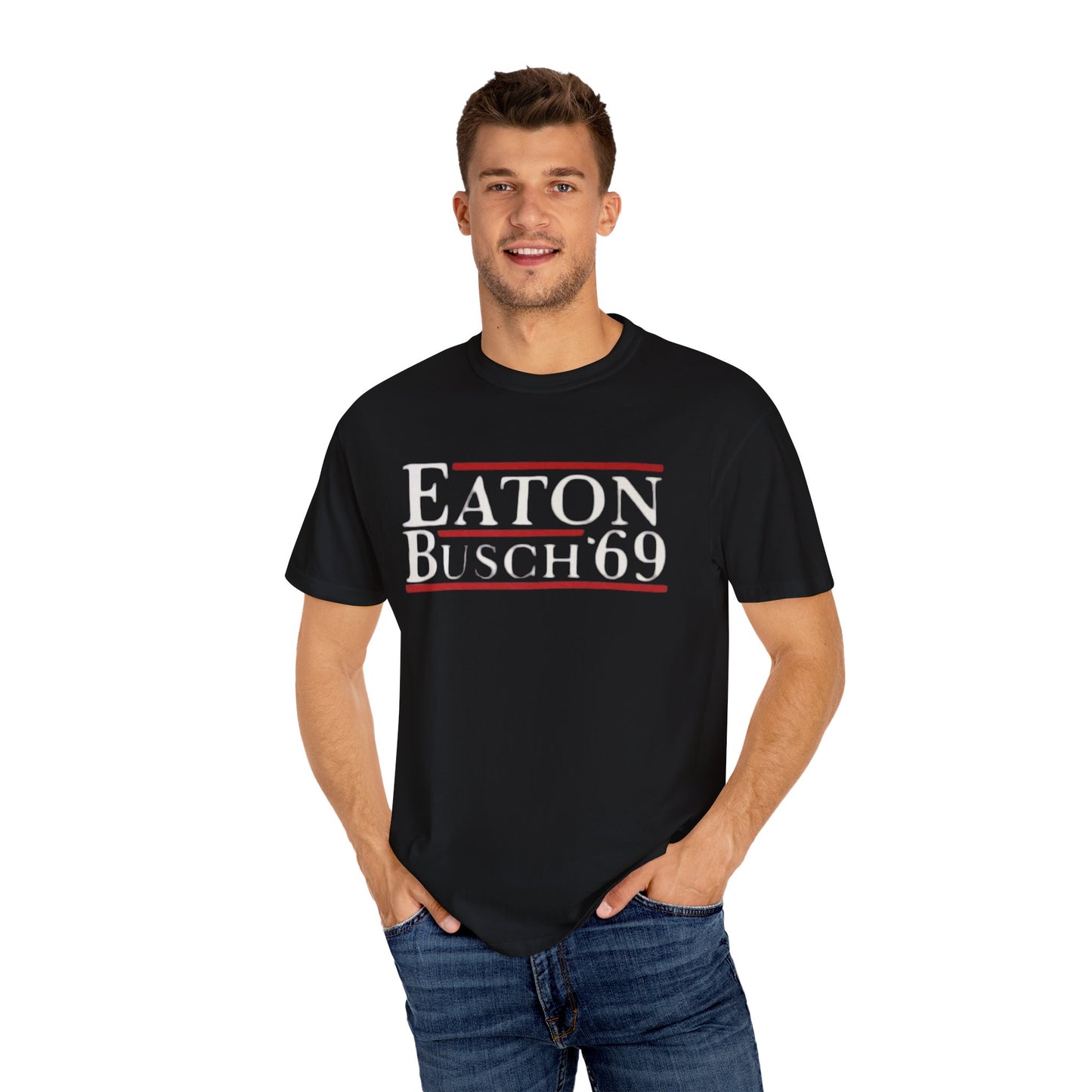 Vintage-Inspired Unisex T-Shirt- Eaton Busch '69, Casual Tee, Retro Shirt, [...]
