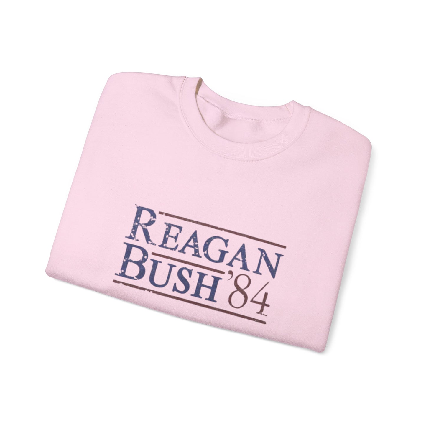 Political Campaign Reagan/Bush 84 Presidential USA Sweatshirt, Unisex Crewneck