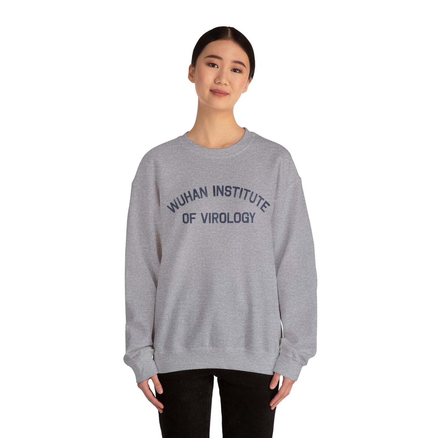 SARS Covid-19 Pandemic Crewneck Sweatshirt, Virology Lab Leaked Virus, World