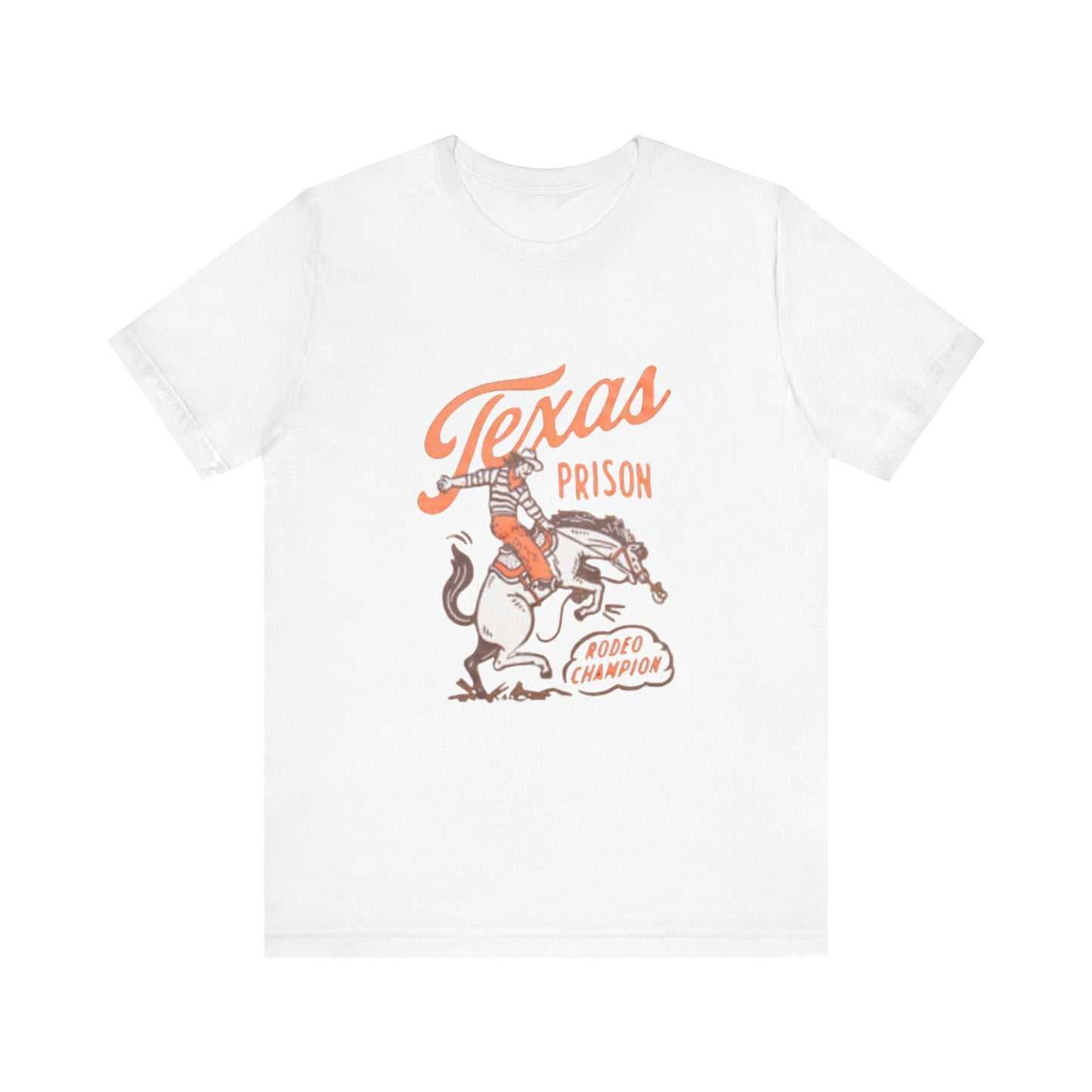 Vintage Texas State Prison Rodeo Champion T-Shirt, Tee, Shirt, Unisex Clothing,