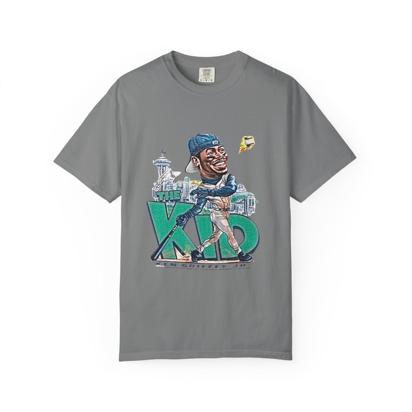 Ken Griffey Jr. Swing Home Run Seattle Mariners, MLB The Kid Tee, Baseball