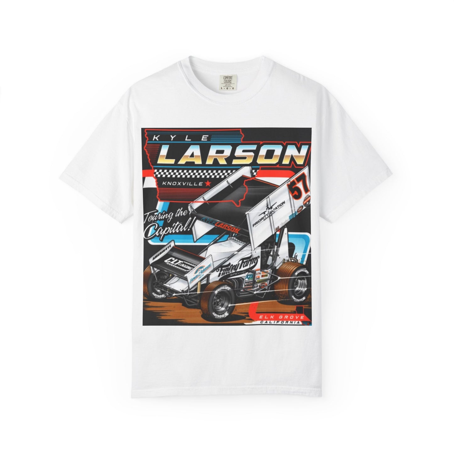Kyle Larson Sprint Car Racing T-shirt, NASCAR Fan Tee, Dirt Track Race Shirt
