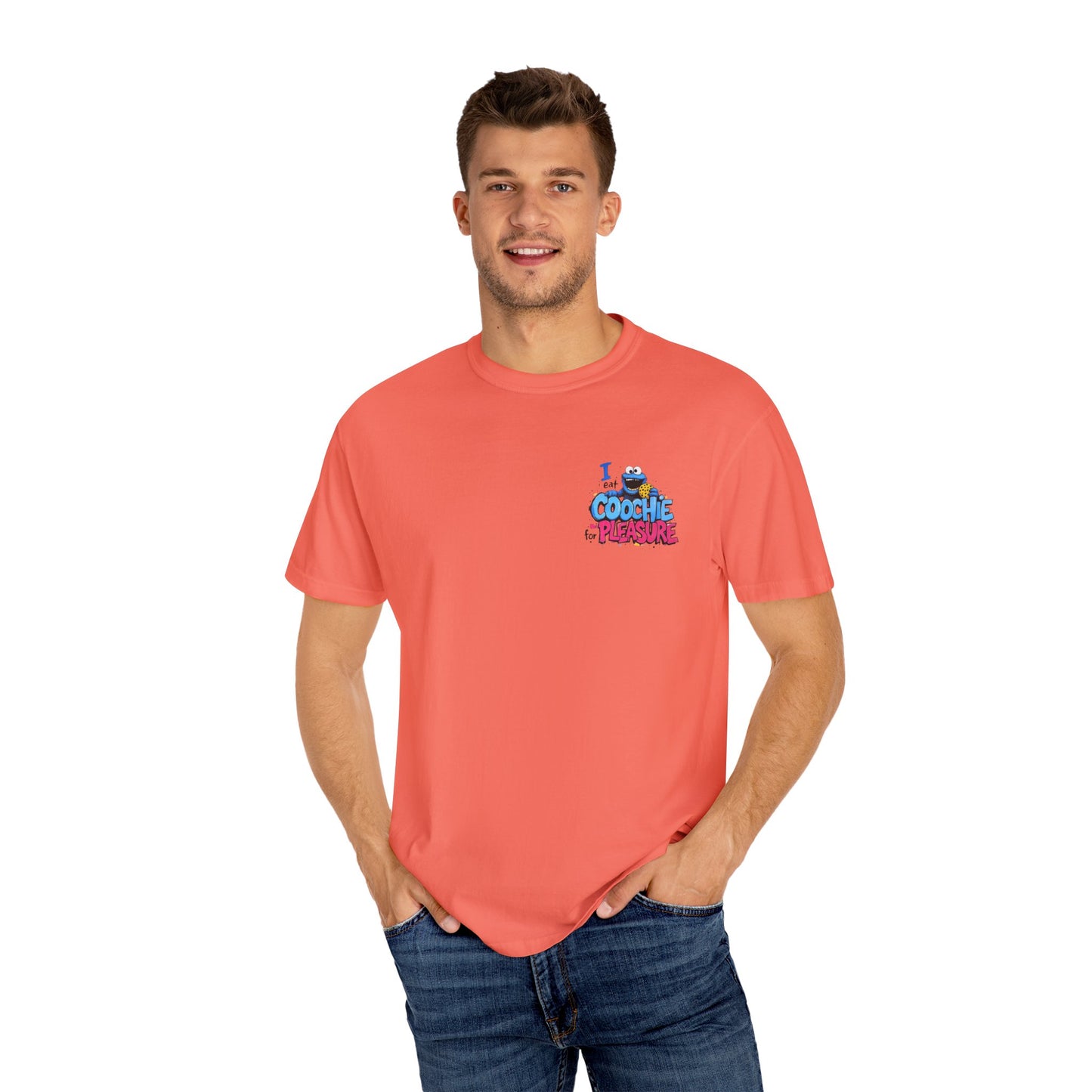Cookie Monster Unisex Tshirt Funny Sesame Street Tee Comedy Shirt, I Eat Coochie