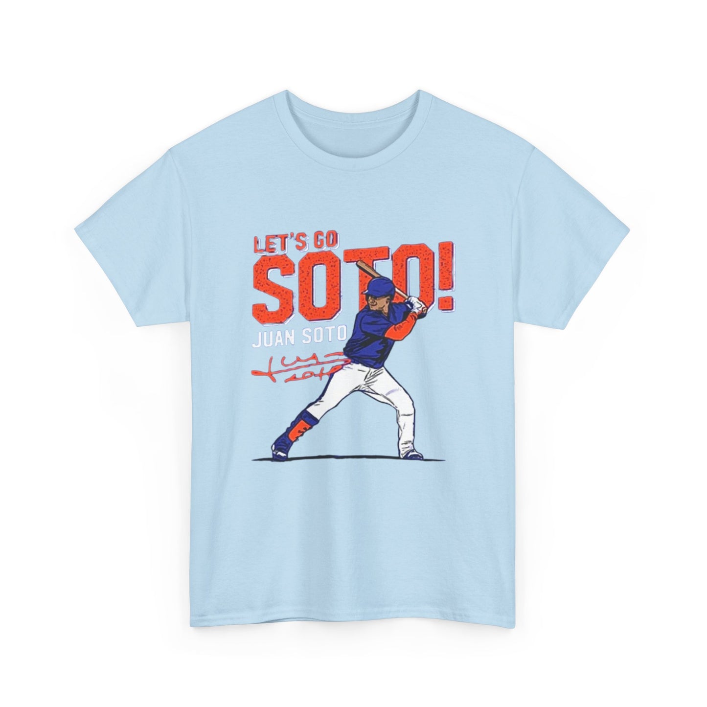 Juan Soto New York Mets MLB Baseball T, Soto Shuffle Unisex Heavy Cotton T-Shirt