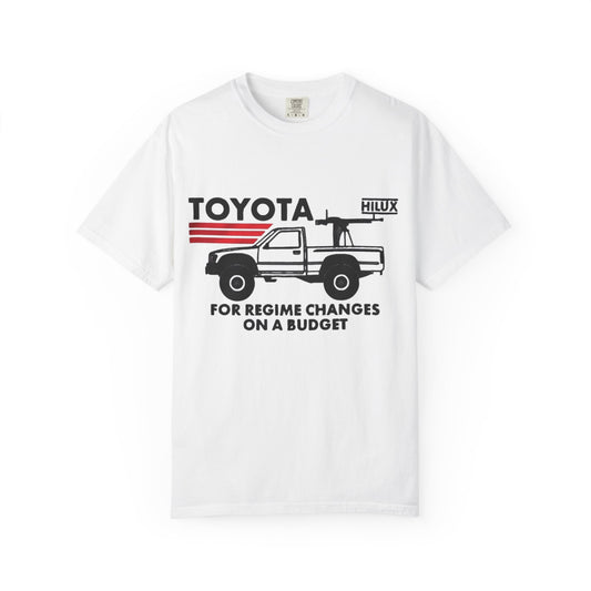 Toyota Truck Tee, Funny Regime Change T-Shirt, Cartels Humor Shirt