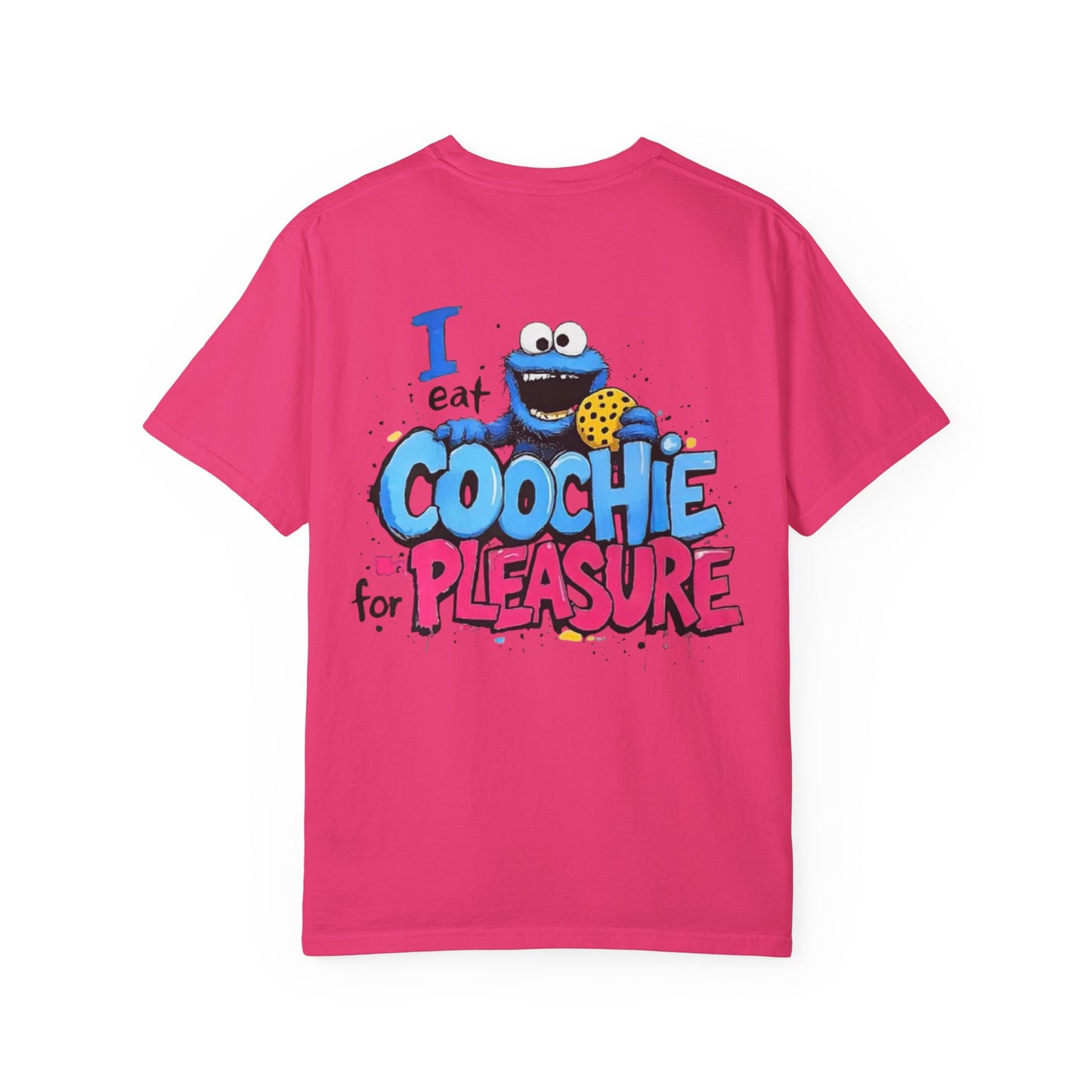Cookie Monster Unisex Tshirt Funny Sesame Street Tee Comedy Shirt, I Eat Coochie