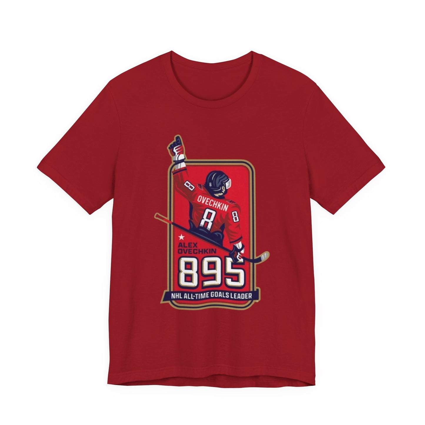 Alex Ovechkin 895th Goal Record Break Unisex Tee, Washington Capitals Fan Shirt,