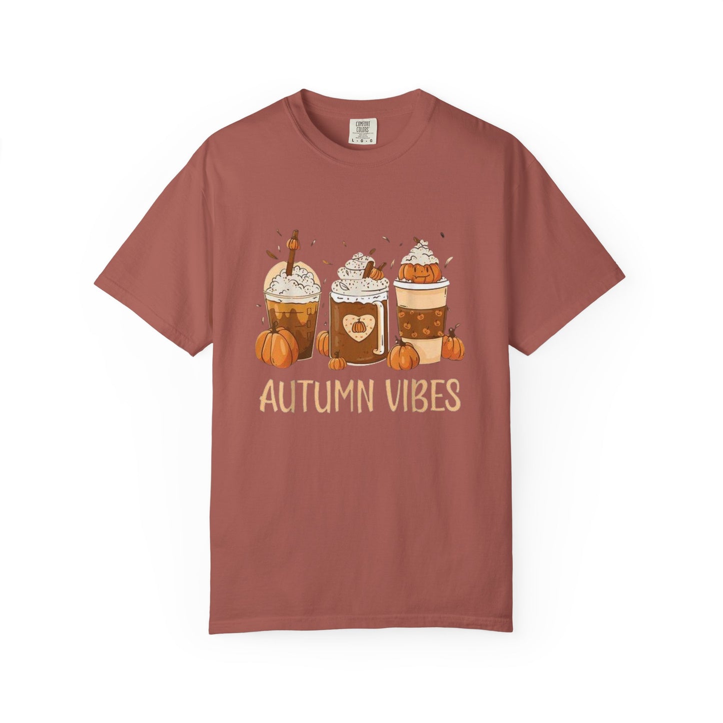 Autumn Vibes Pumpkin Spice Tee, Fall Colors T-Shirt for Teachers, Unisex