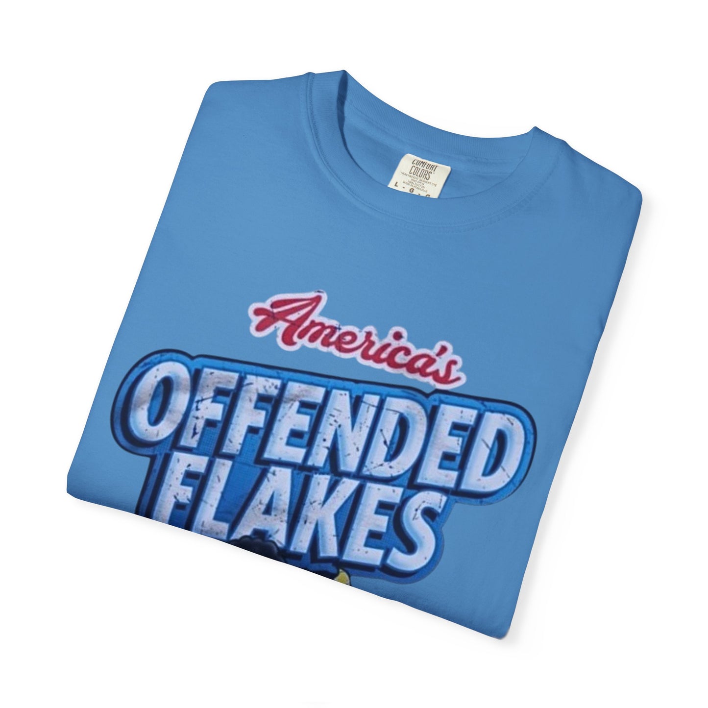 Offended Flakes Cereal Humor Unisex Tee, Liberal Trigger Shirt, Kellogs Corn