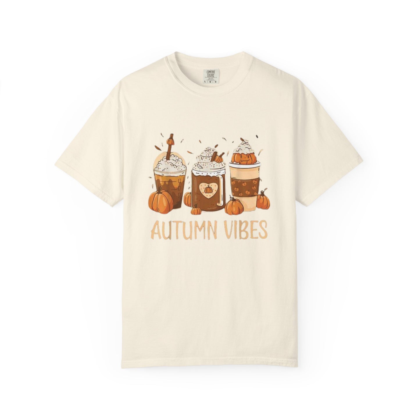 Autumn Vibes Pumpkin Spice Tee, Fall Colors T-Shirt for Teachers, Unisex