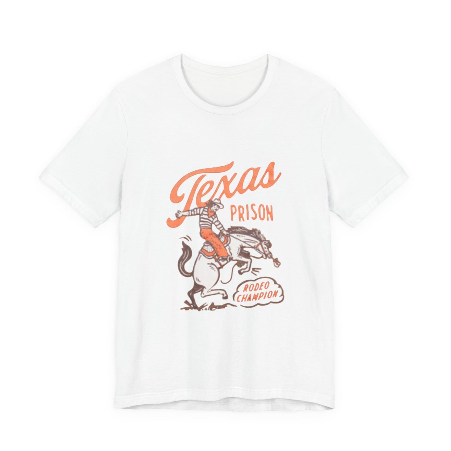 Vintage Texas State Prison Rodeo Champion T-Shirt, Tee, Shirt, Unisex Clothing,