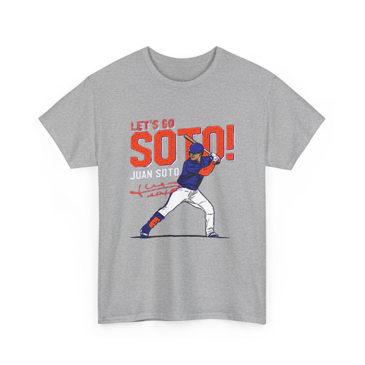Juan Soto New York Mets MLB Baseball T, Soto Shuffle Unisex Heavy Cotton T-Shirt