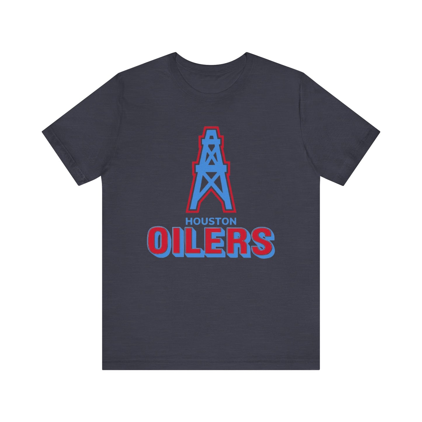 Houston Oilers Throwback Tee, NFL Unisex Jersey Short Sleeve Shirt, Vintage