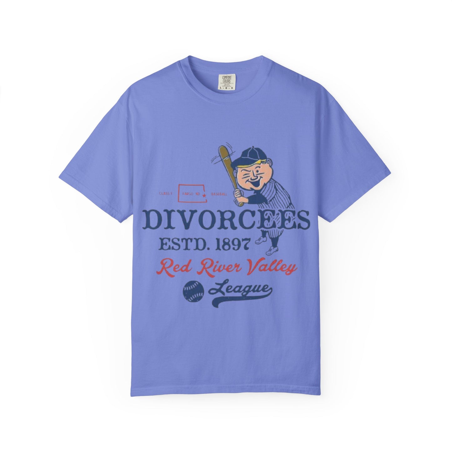 Vintage 1897 Fargo Divorcees Baseball T-shirt, Retro Sports Fan Tee, Unisex