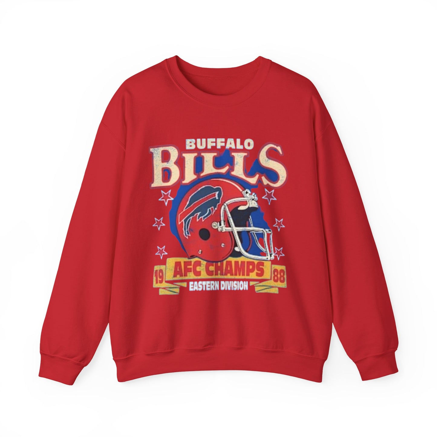 Buffalo Bills AFC Champions Sweatshirt, Vintage Retro Unisex Top, 1988 Champs