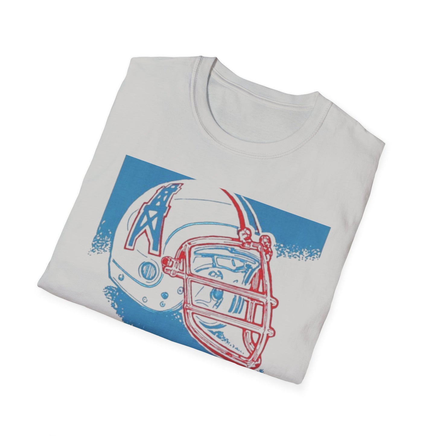 Classic Houston Oilers Unisex Tee, Vintage NFL Logo Softstyle, Tennessee Titans