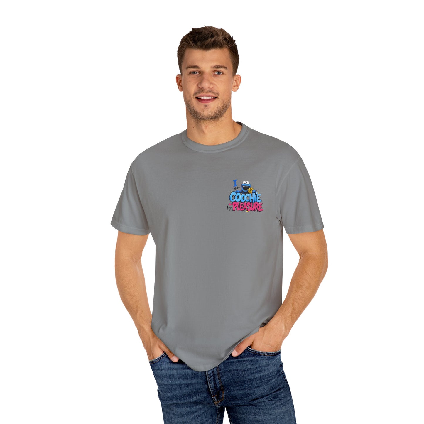 Cookie Monster Unisex Tshirt Funny Sesame Street Tee Comedy Shirt, I Eat Coochie