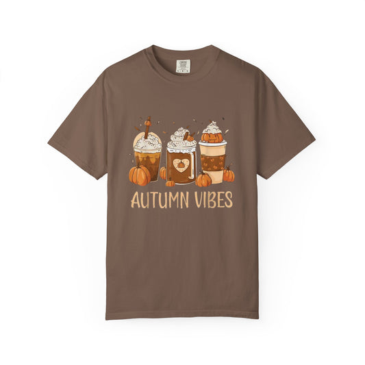 Autumn Vibes Pumpkin Spice Tee, Fall Colors T-Shirt for Teachers, Unisex
