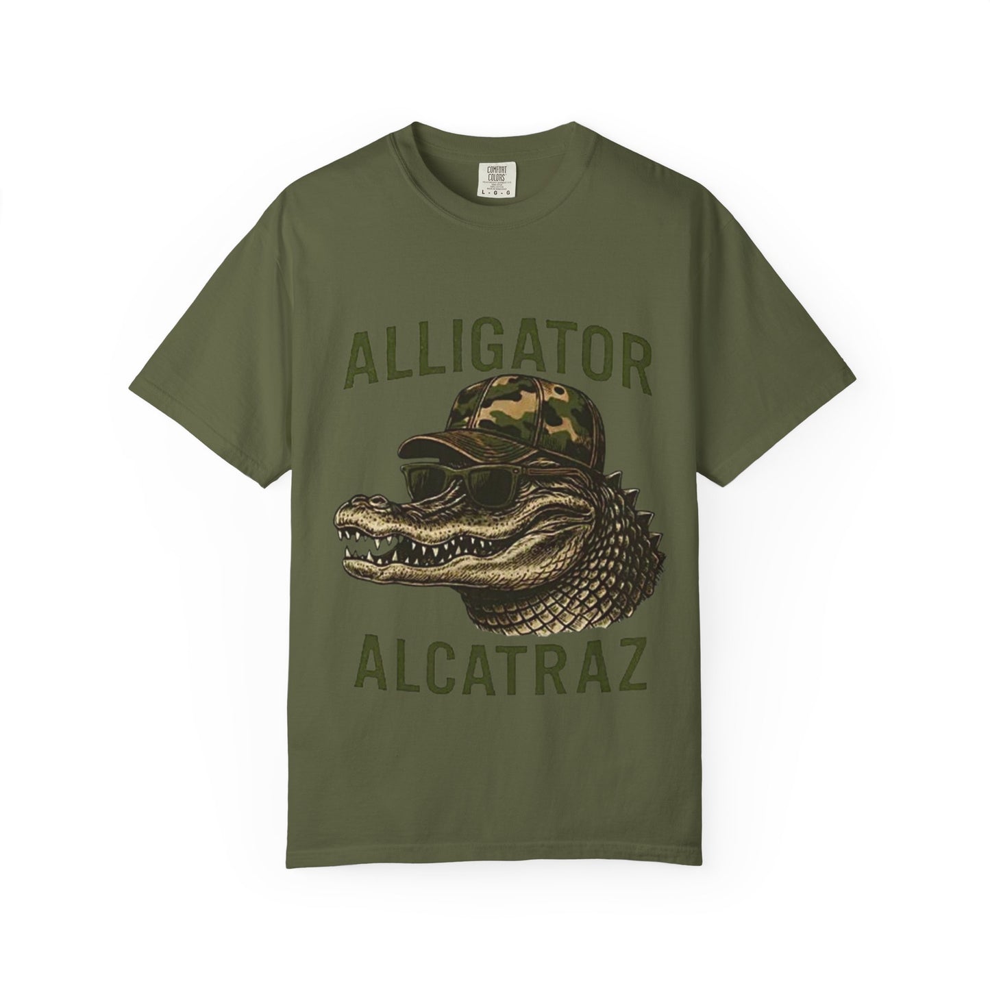 Patriotic USA 2025 MAGA Alligator Alcatraz T-shirt, Trump Support Tee, Patriotic