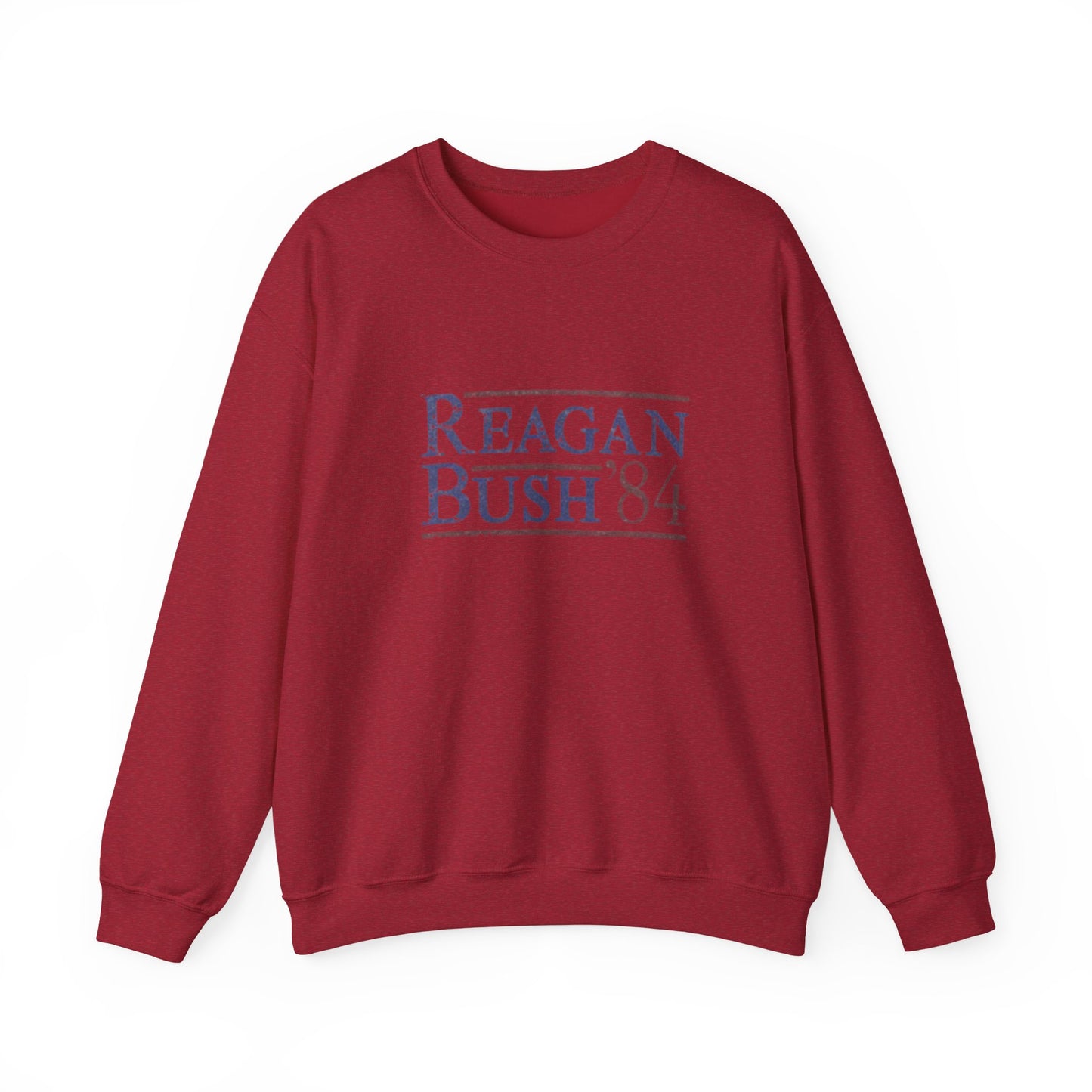 Political Campaign Reagan/Bush 84 Presidential USA Sweatshirt, Unisex Crewneck