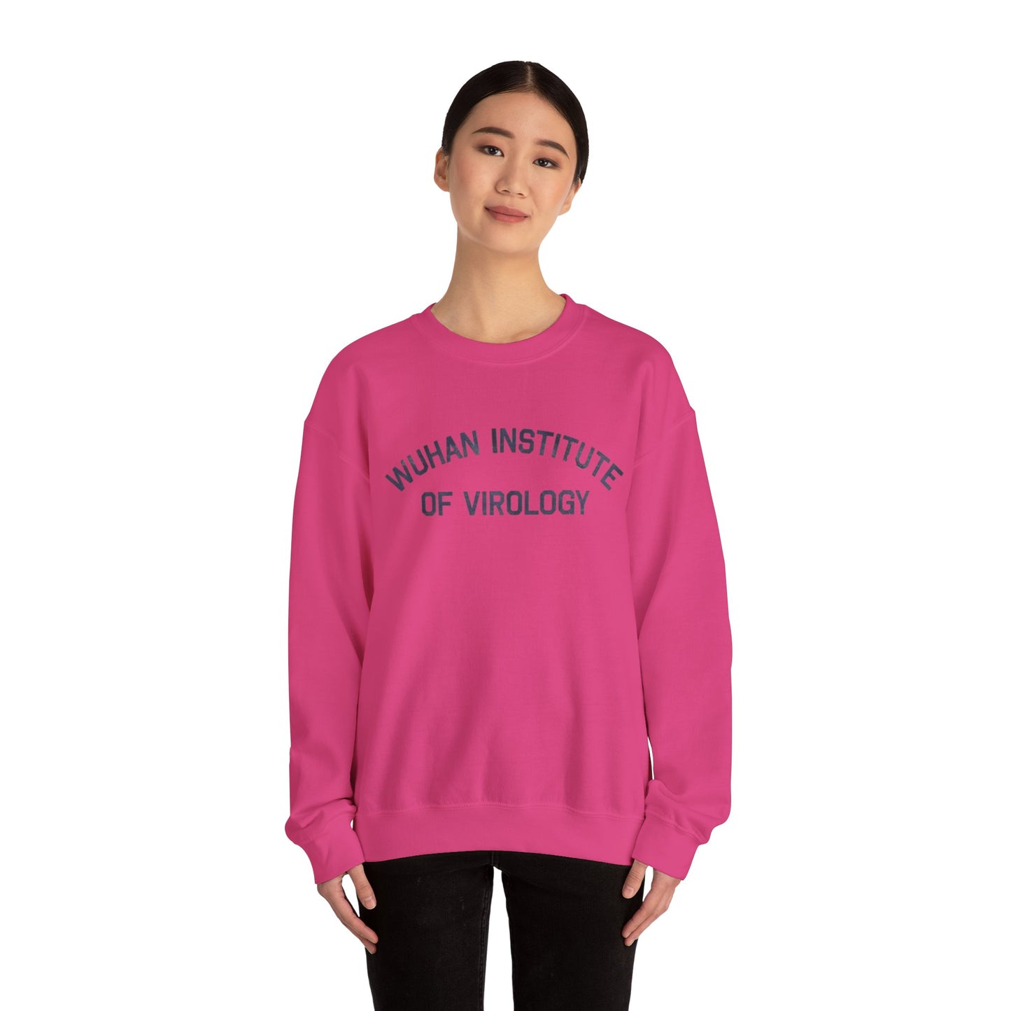 SARS Covid-19 Pandemic Crewneck Sweatshirt, Virology Lab Leaked Virus, World
