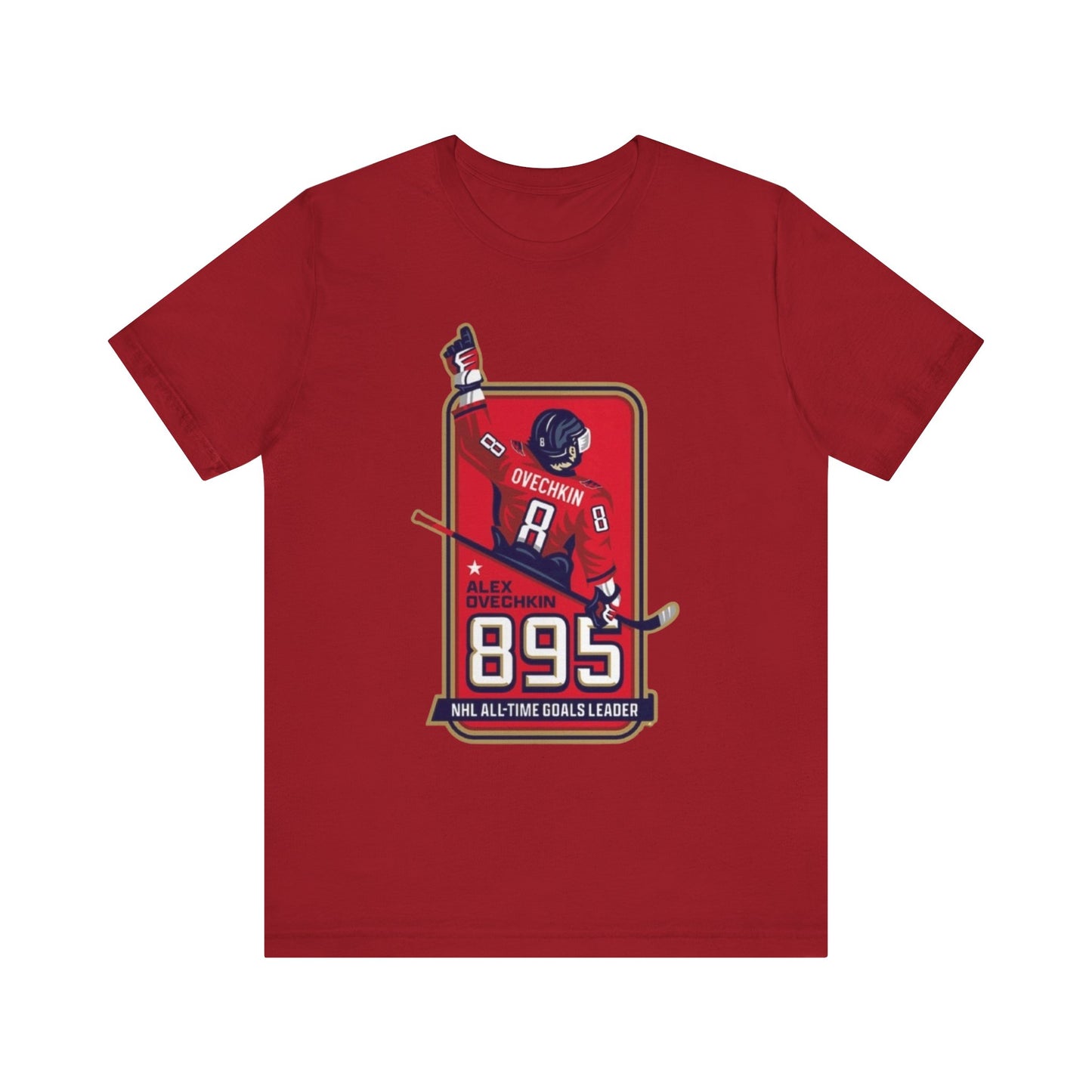 Alex Ovechkin 895th Goal Record Break Unisex Tee, Washington Capitals Fan Shirt,