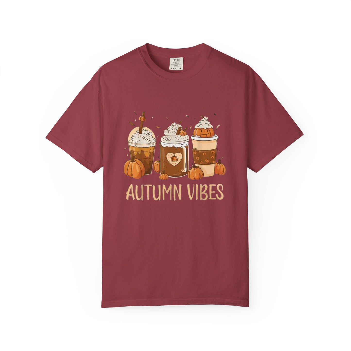 Autumn Vibes Pumpkin Spice Tee, Fall Colors T-Shirt for Teachers, Unisex