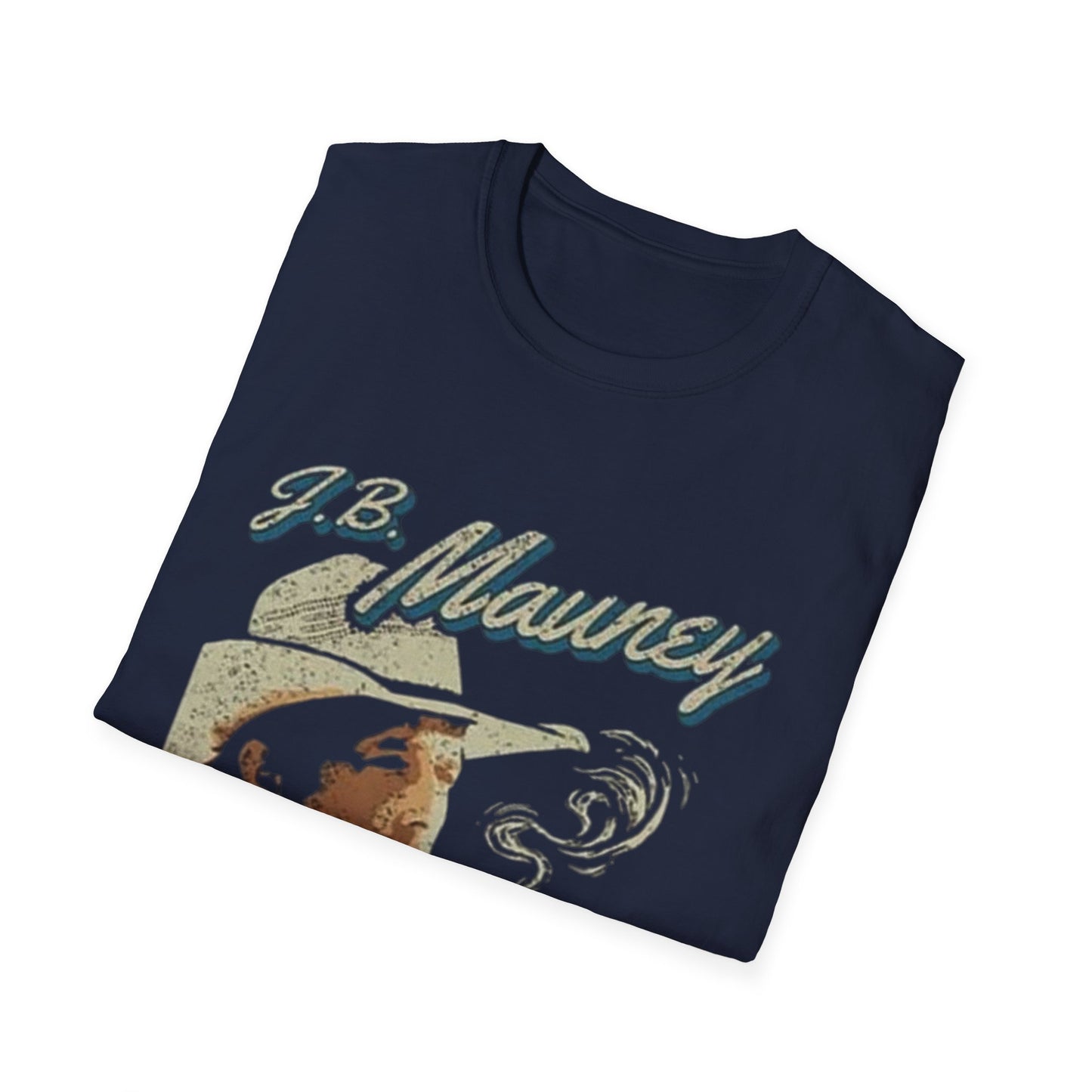 JB Mauney Bull Riding Legend Tee, Unisex T-Shirt, Cigarette Smoking Cowboy Hat