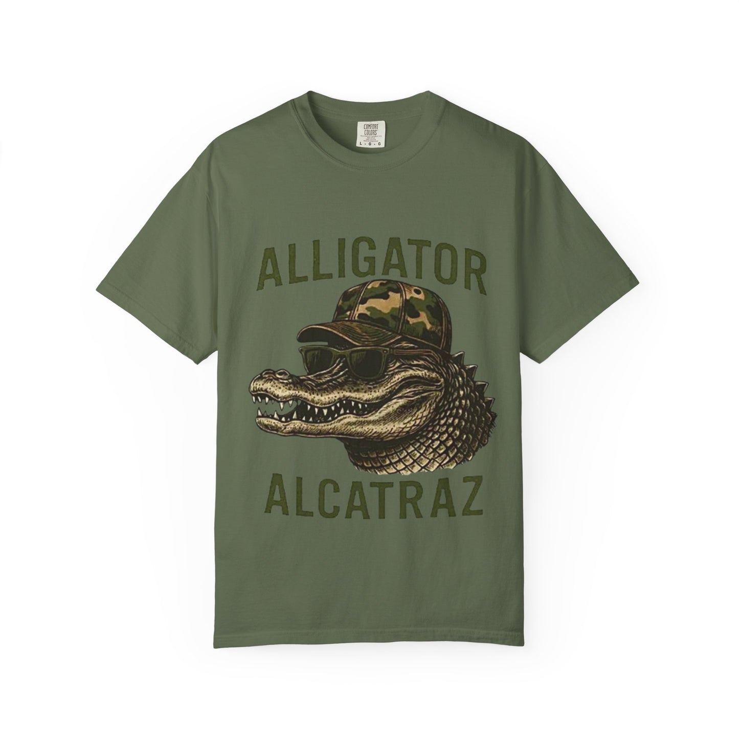 Patriotic USA 2025 MAGA Alligator Alcatraz T-shirt, Trump Support Tee, Patriotic