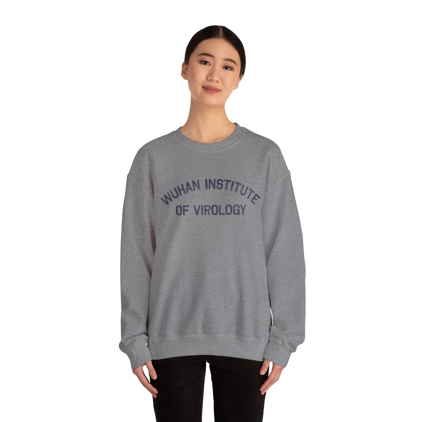 SARS Covid-19 Pandemic Crewneck Sweatshirt, Virology Lab Leaked Virus, World