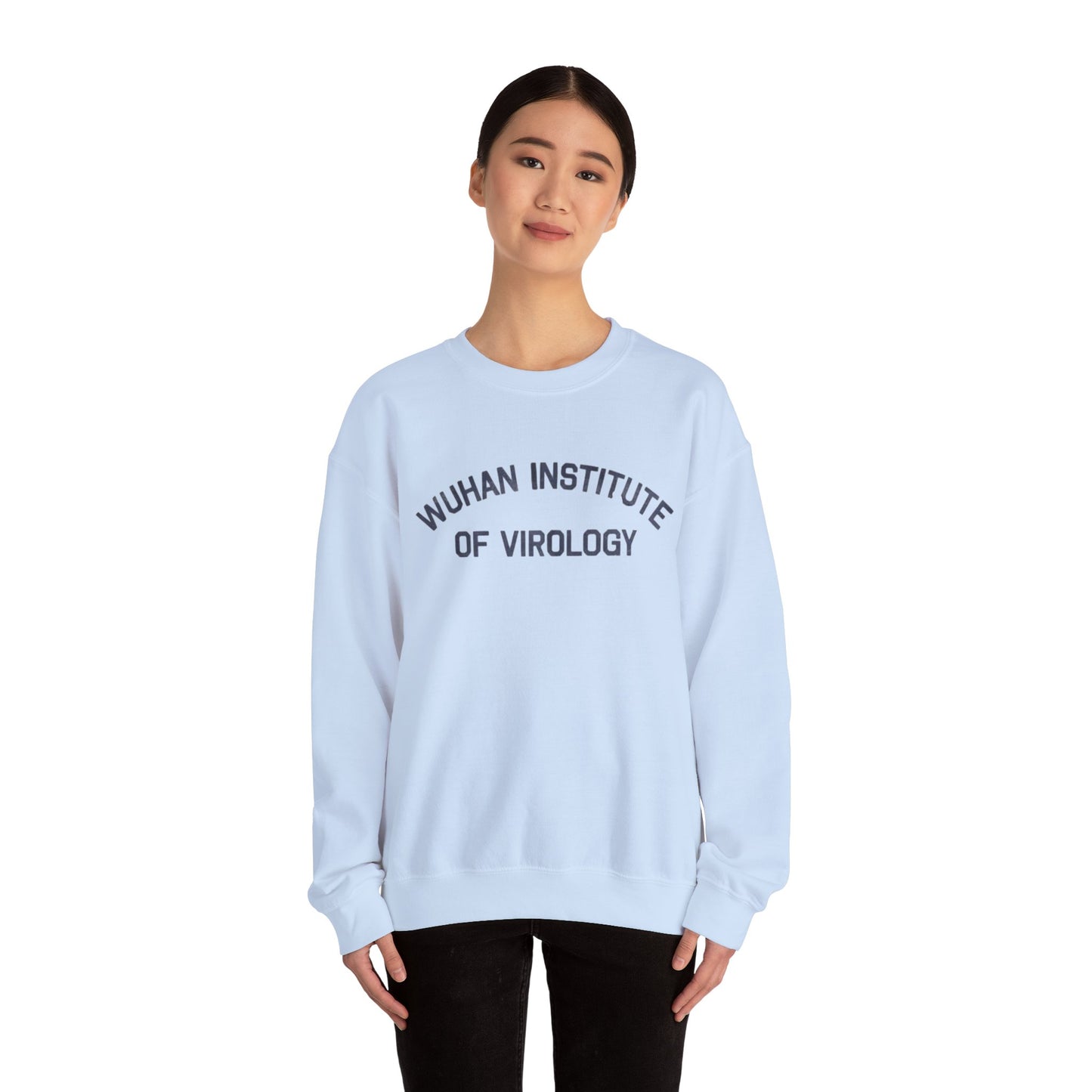 SARS Covid-19 Pandemic Crewneck Sweatshirt, Virology Lab Leaked Virus, World
