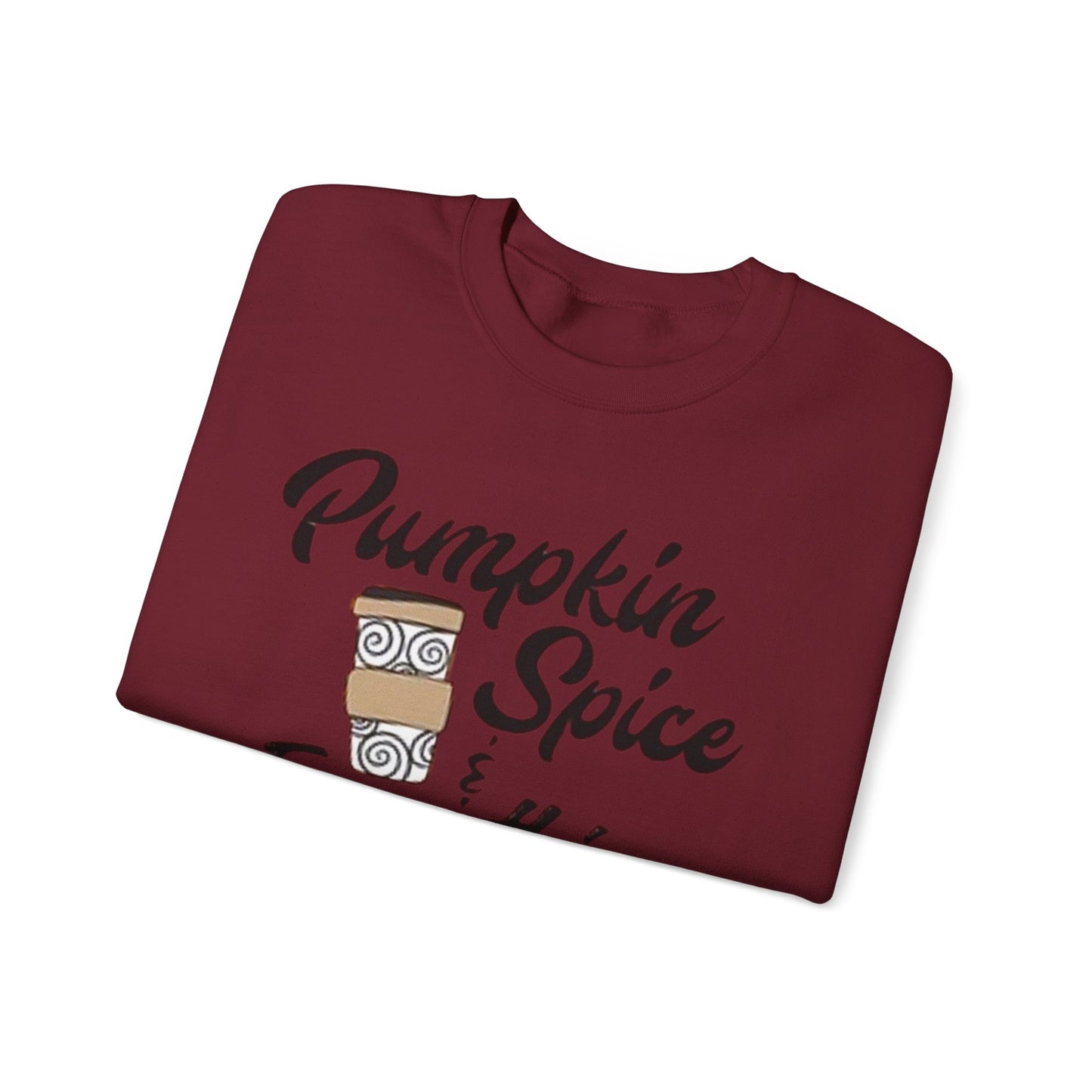 Fall Pumpkin Spice & Everything Nice Latte Fall Lover Gift, Unisex Sweatshirt,