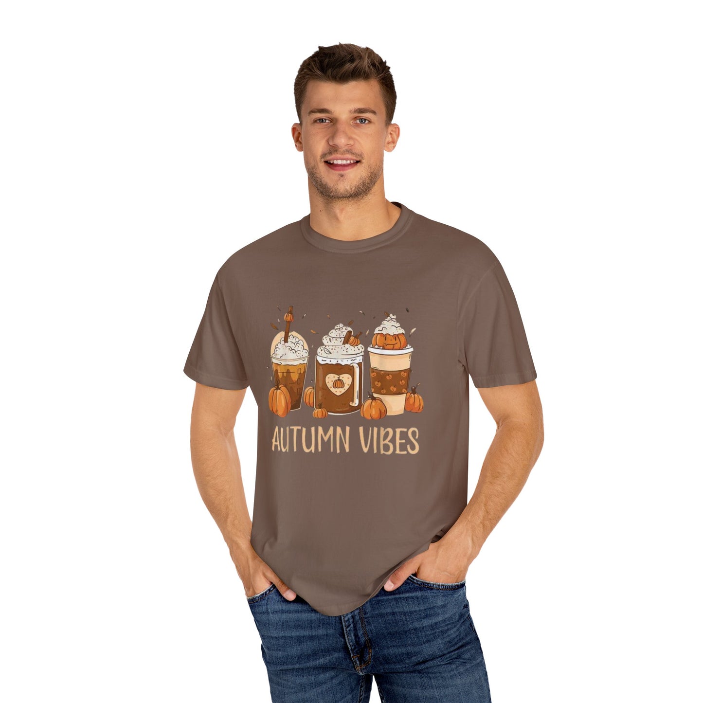 Autumn Vibes Pumpkin Spice Tee, Fall Colors T-Shirt for Teachers, Unisex
