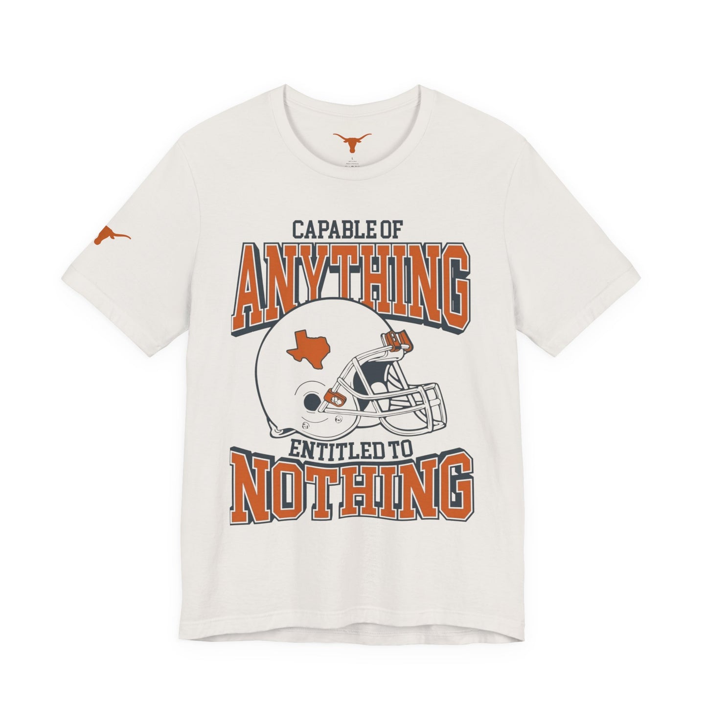 Texas Longhorns Football Inspirational Quote Tee, College Game Day Shirt, Sports