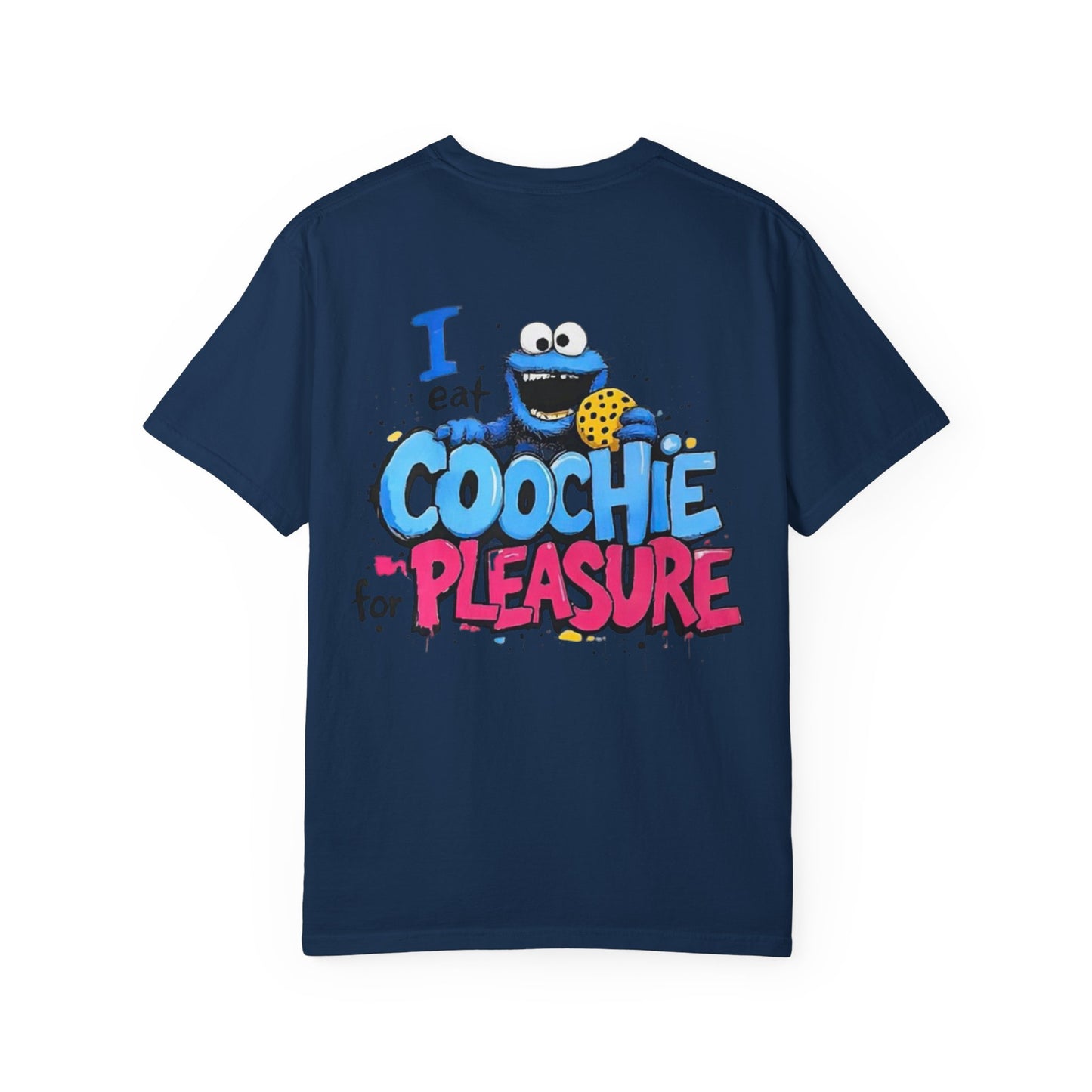 Cookie Monster Unisex Tshirt Funny Sesame Street Tee Comedy Shirt, I Eat Coochie