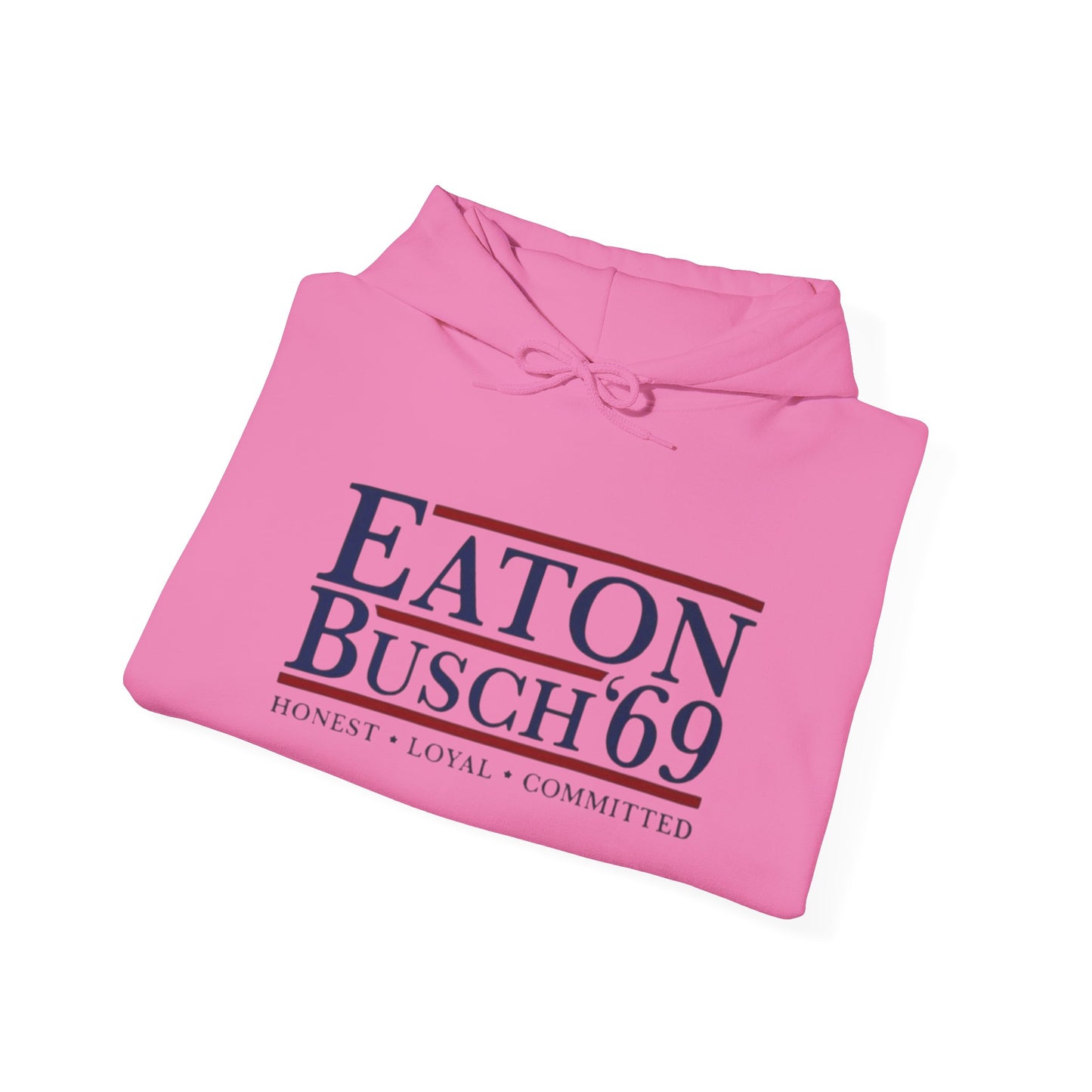 Political 69' Eaton/Busch Heavy Blend Hoodie - Unisex, Cozy Sweatshirt for