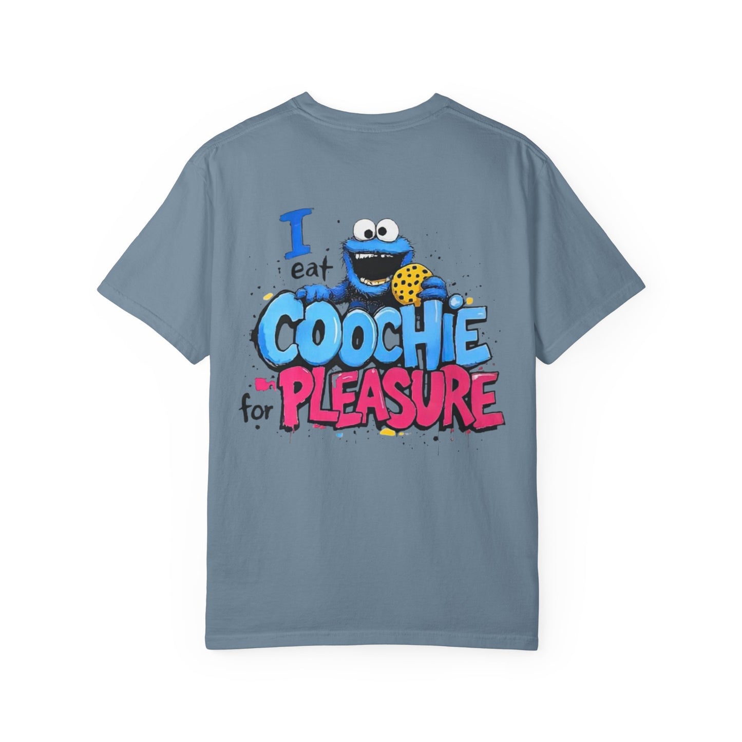Cookie Monster Unisex Tshirt Funny Sesame Street Tee Comedy Shirt, I Eat Coochie