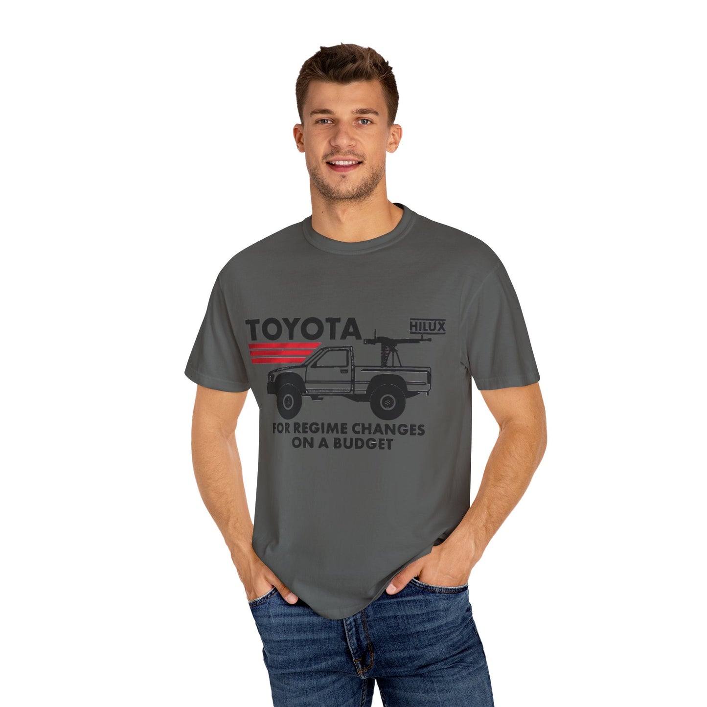 Toyota Truck Tee, Funny Regime Change T-Shirt, Cartels Humor Shirt