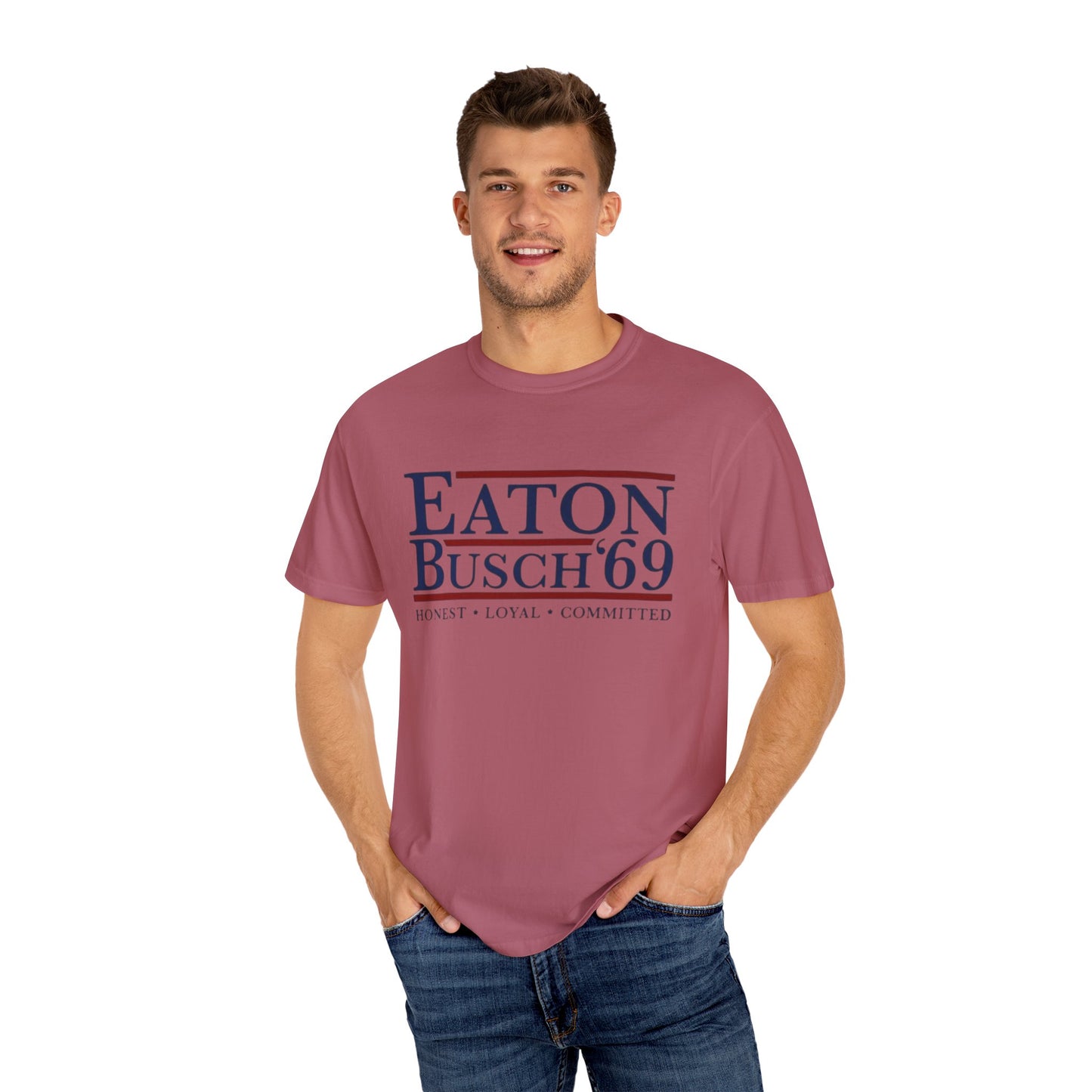 Vintage-Inspired Unisex T-Shirt- Eaton Busch '69, Casual Tee, Retro Shirt, [...]