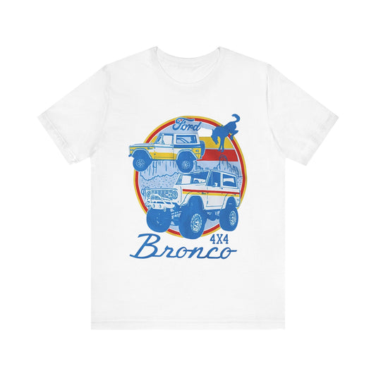 Vintage Ford Bronco Classic Horse T-Shirt, Gift for Car Enthusiasts, Retro Tee,
